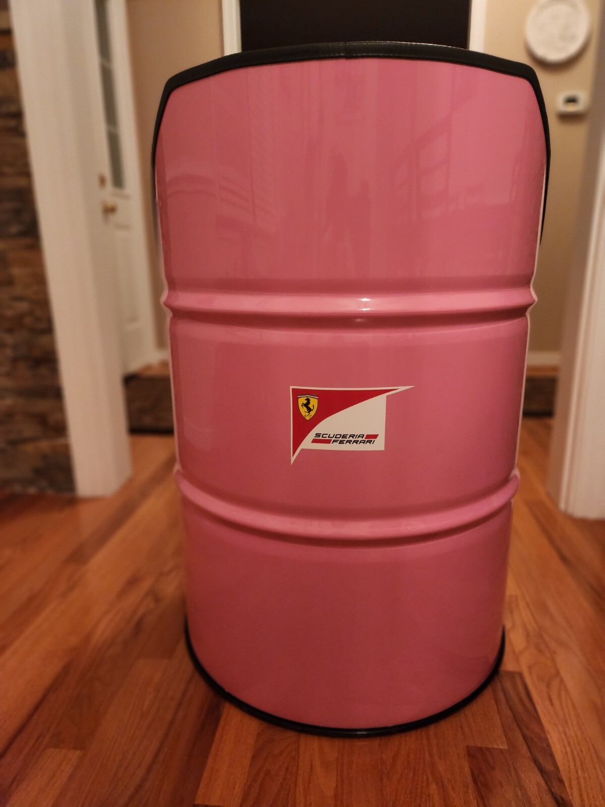 Ferrari Barbie Pink Inspired Oil Barrel One Chair