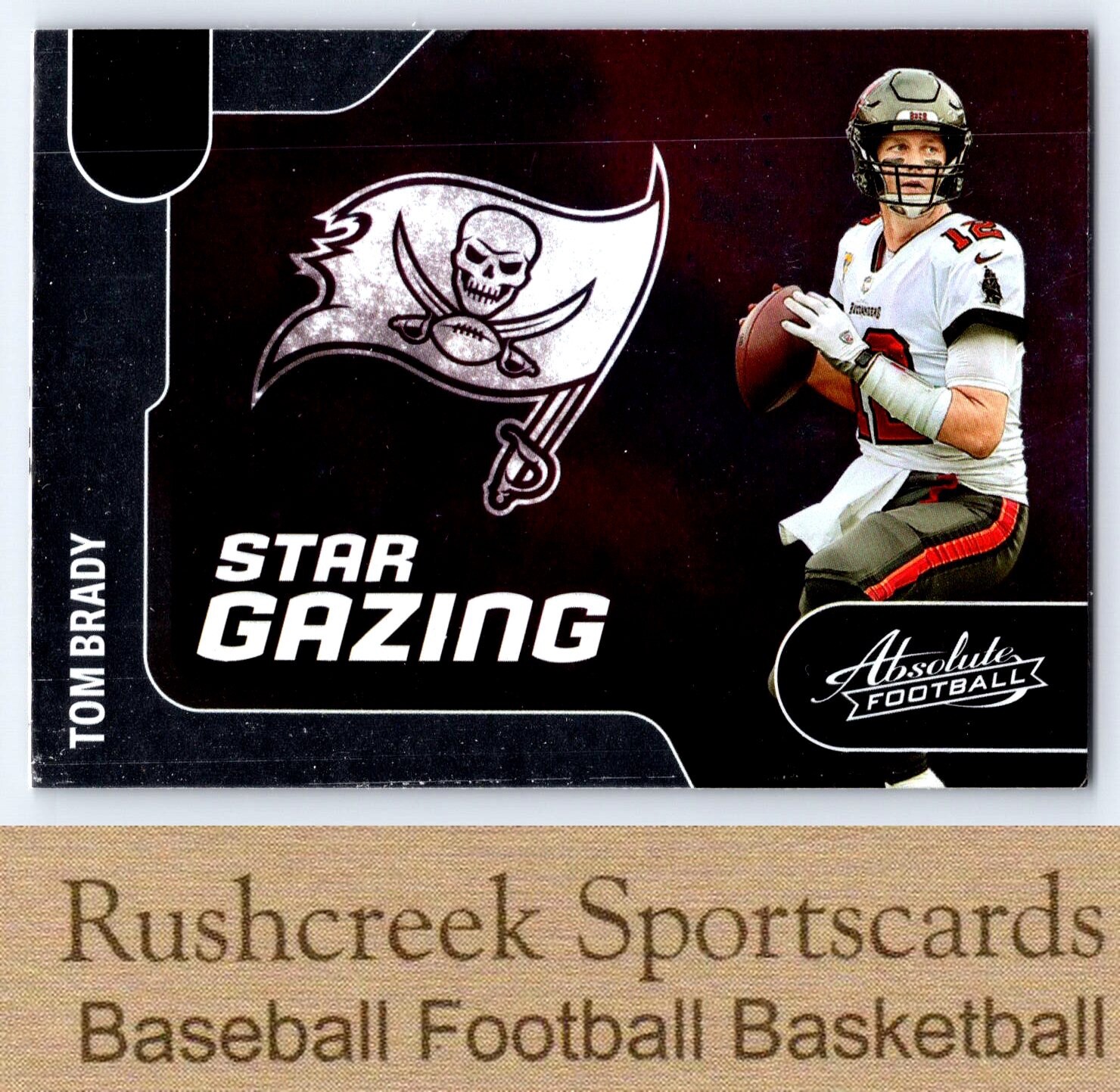 2022 Panini Absolute #SG-9 Tom Brady Buccaneers Star Gazing
