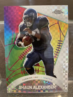 2023 Topps Composite Shaun Alexander Chrome All-Etch X-Fractor #CAE-17 Seahawks
