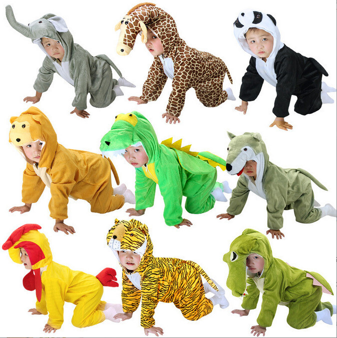 Halloween Niños Dibujos Animados Animales Disfraz Disfraces Juegos con disfraces para Niño Niña