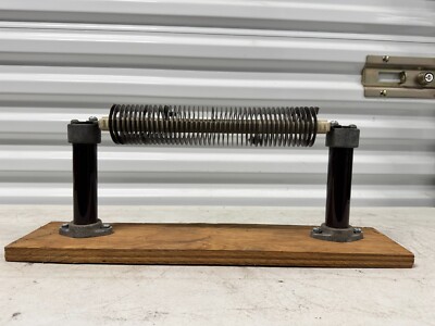 Vintage AC/DC Power Application Neutral Grounding Edge-Wound Resistor