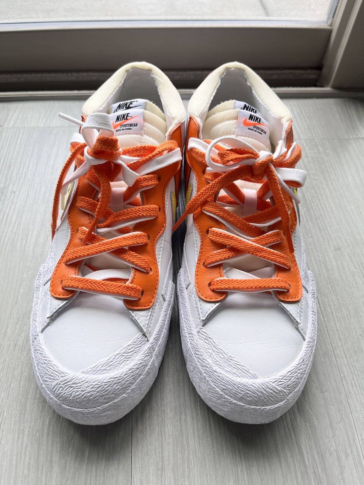 SACAI X NIKE Taglia 10 Nike Sacai x Blazer arancione basso magma