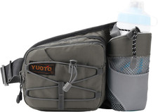 Waist Pack with Water Bottle Holder for Running Walking Hiking Hydration Belt