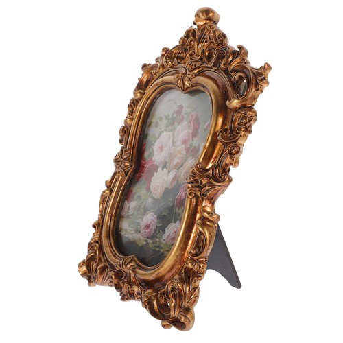 Ovaler Vintage Bilderrahmen - Harz Rahmen Für Tisch Und Wand