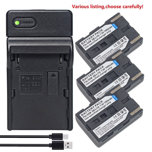 Battery or charger For SB-L110 Samsung SCD103 SC-D103 VP-D101 Mini DV Camcorder - 第 1/41 張圖片