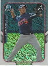Jose Peraza Cincinnati Reds 2015 Bowman Farm's Finest Mini Refractor