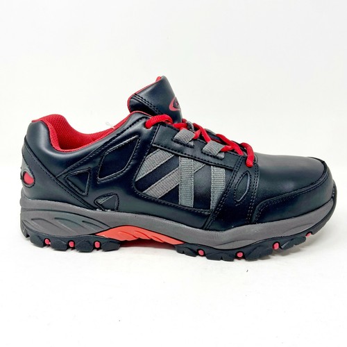 Knapp Allowance Sport Steel Toe Black Red Mens Wide Width Work Sneakers |  eBay