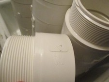 NEW 10 PIECES 4" Male PVC X 4" Male Pipe Thread CLEAN OUT Adapter MADE IN USA