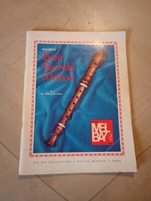 Mel Bay's Basic Recorder Method 1981 Sheet Music Dr. William Weiss 