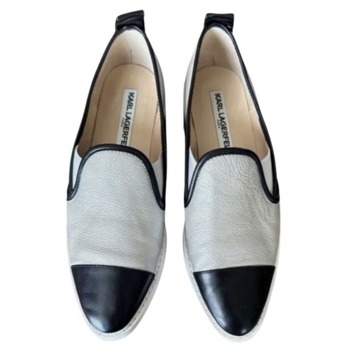 KARL LAGERFELD Cler comfort slip on sneakers flats shoes Sz 7M/37.5B - Picture 2 of 6