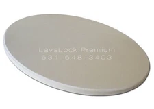 LavaLockⓇ 14" Pizza Baking Stone THICK for Large Big Green Egg Kamado Joe 9/16"