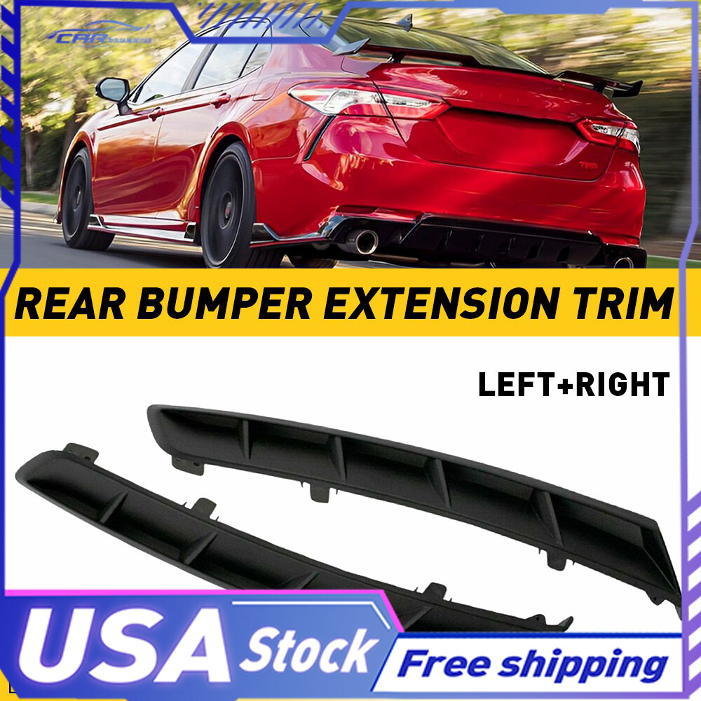 NEW Pair of Rear LH&RH Trim Molding Bumper Extension 2018-2021 for Toyota Camry