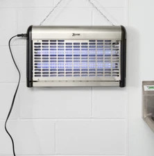 30 Watt Zap N Trap Stainless Steel Insect Trap / Indoor Restaurant Bug Zapper