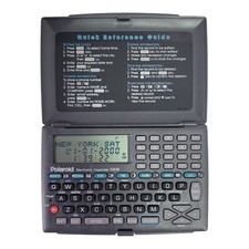 Vintage Polaroid Electronic Organizer 5kb With New Battery TESTED And Working