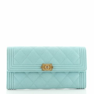 chanel tiffany blue wallet
