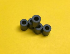 PVC (PV CHLORIDE) Unthreaded Spacer - 1.0” Long With 3/8” Hole * Five (5) Pack *