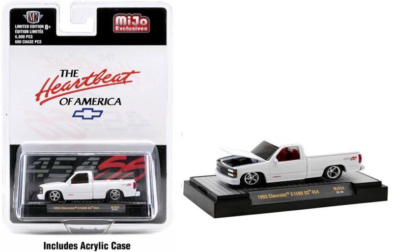 CHEVROLET C1500 SS 454 - 1992 - white - M2 1:64 | eBay
