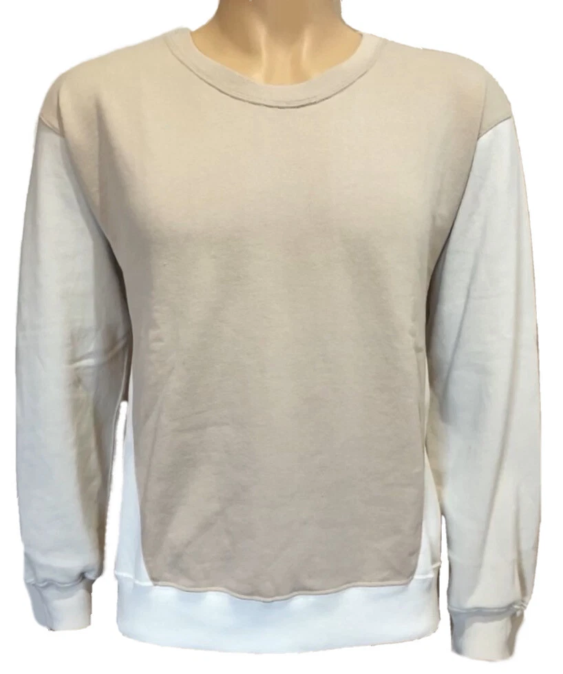 NWT 50 Abercrombie Fitch Colorblock Crew Neck Sweatshirt Medium or Large