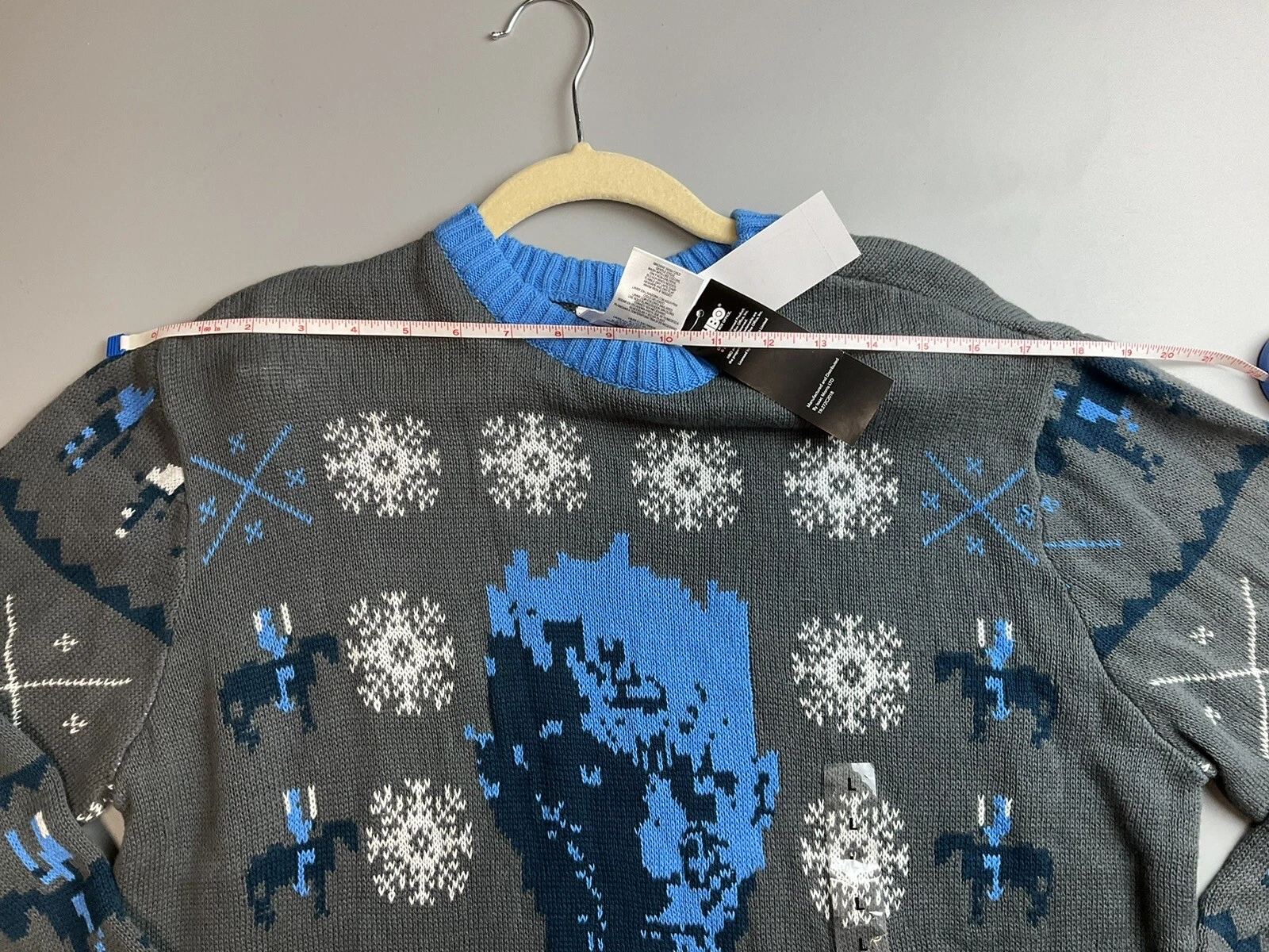 Game of Thrones Ugly Christmas Sweater Silent Night King NWT Size L
