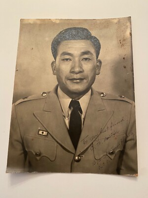 #ad OA4 Prime Minister of South Korea Hwang In Sung Signed ROK Army Photograph $199.95