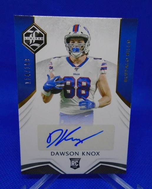 2019 Limited Rookie Auto Dawson Knox Bills #114/199 | eBay