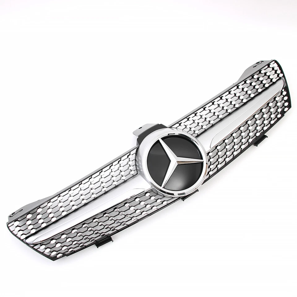 Front Grille With Emblem For Mercedes Benz W219 CLS350 CLS500 CLS550 2005-2008 - Image 2 of 4