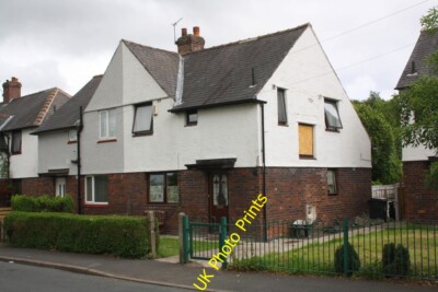 Photo 6x4 Houses on Bousteads Grassings Carlisle There is an OS benchmark c2015