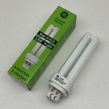 Lot of 11 GE F13DBX/830/ECO4P Fluorescent 13W Light Bulb 3000K 4-Pin G24q-1