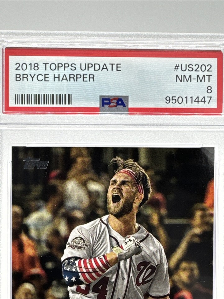The Champion 2018 Topps Update Home Run Derby Bryce Harper PSA 9
