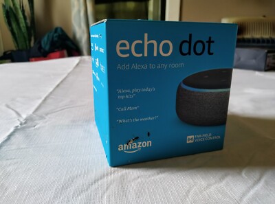 Amazon Echo Dot Smart Speaker with Alexa Voice Control 3rd Gen Black 