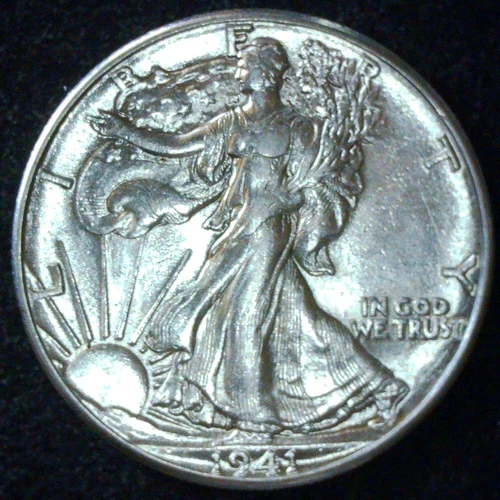 1941 50C Walking Liberty Half Dollar Choice AU #3542