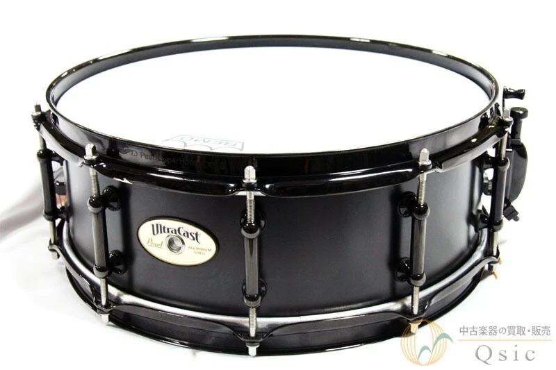 Pearl UCA1450/B Ultra Cast Metal Snare Drum Aluminium Shell Black Rare14×5