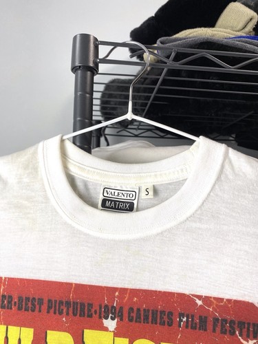 💥Rare! 1994 Vintage Pulp Fiction Movie T Shirt White S Size - Picture 7 of 12