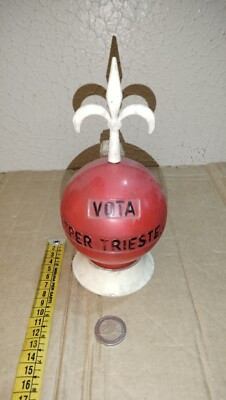 Rare and special gadget souvenir city of Trieste coat of arms symbol halberd