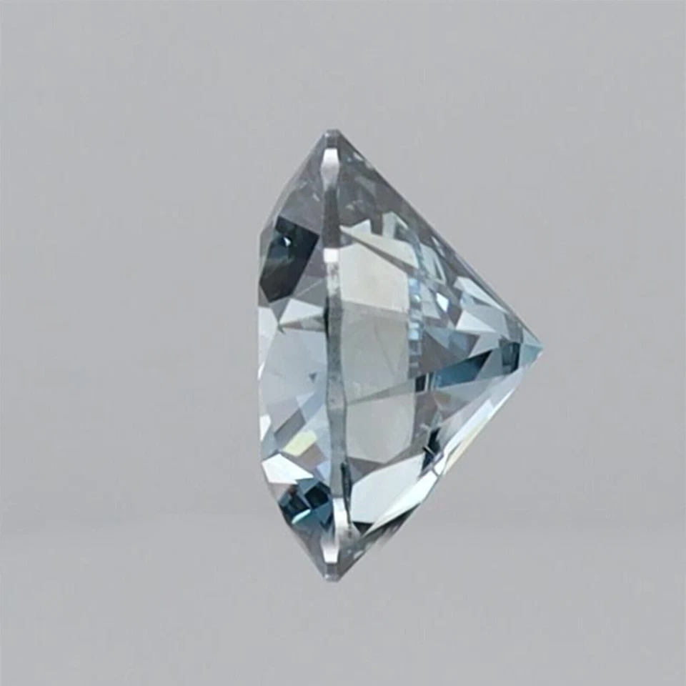 IGI Certified 0.55 Ct. Blue SI1 Clarity Round Cut CVD Diamond For Ring AB-463 - Image 3 of 4