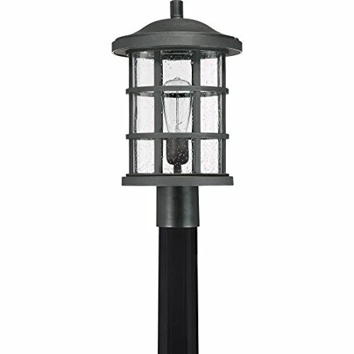 Quoizel One Light Outdoor Post Lantern CSE9010EK, Large, Earth Black - Picture 2 of 9