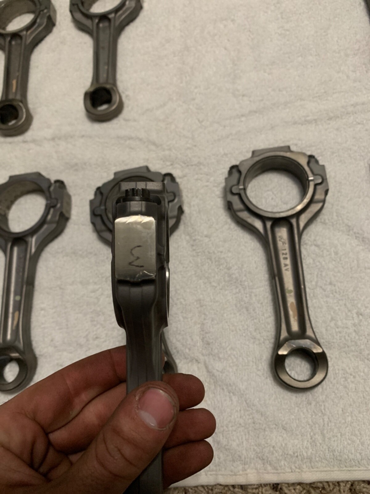 Full Set Of LS7 OEM Titanium Connecting Rods eBay