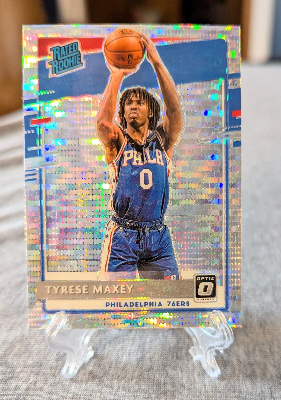 2020-21 Optic Silver Pulsar Prizm Tyrese Maxey #171