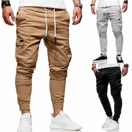 Pantalã³n De Hombre Casual Ropa Deportiva Pantalones De Carga Ropa De Hombre  New | eBay