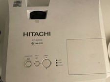 Hitachi CP-X2010 Projector, Cables, and Ceiling Mount, Few Lens Hours, Works