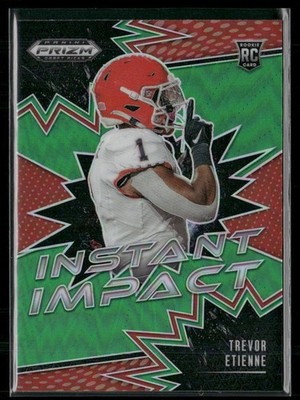Trevor Etienne Rookie 2025 Panini Prizm Draft Picks Instant Impact