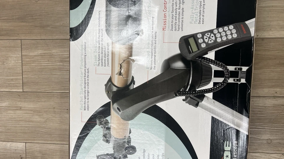 Tasco StarGuide Computerized Telescope ST-60700CT ⭐ Motorized Mount Tripod. Open - Image 4 of 4