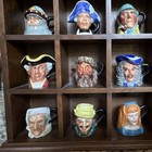 David Winter English Heritage Mini Toby Jug Set Robin Hood Scrooge Mad Hatter — photo 6
