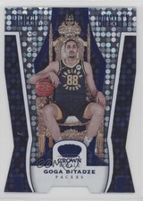 2019-20 Panini Crown Royale Rookie Royalty Blue 28/75 Goga Bitadze #23 nd3
