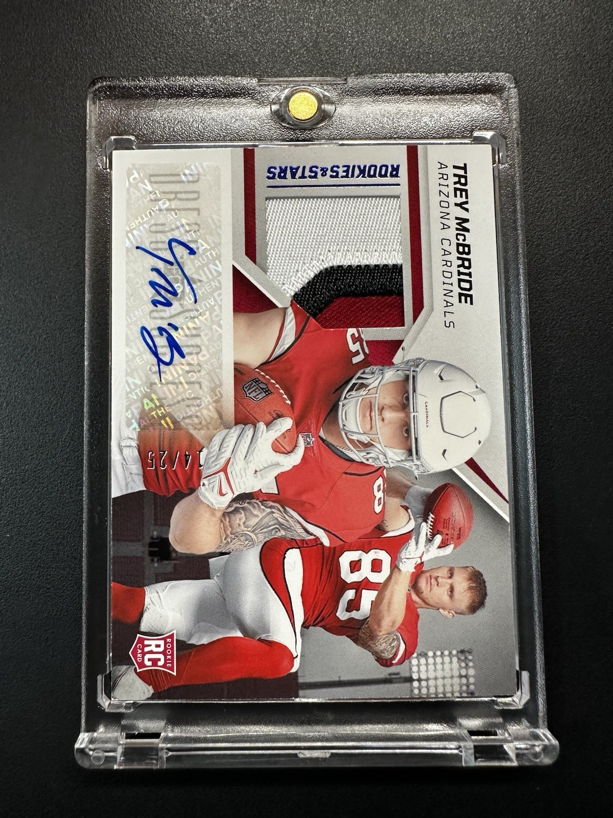 Trey McBride Panini Rookies & Stars Dress for Success Autograph Relics #DSTM Base