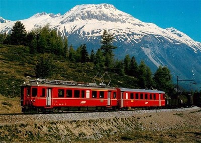 Eisenbahn Railway Chemin de Fer RhaetischeBahn Elektrischer Triebwagen ABe 4/4 5