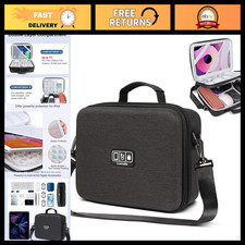 Large Electronic Organizer Travel Case - Tech Storage Bag for Gadgets Accessor