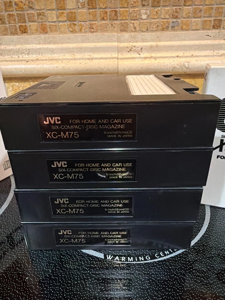 4 JVC XC-M75 6 Disc CD Compact Disc Cartridges Magazine 5” CD Made in Japan OEM - Image 4 of 4