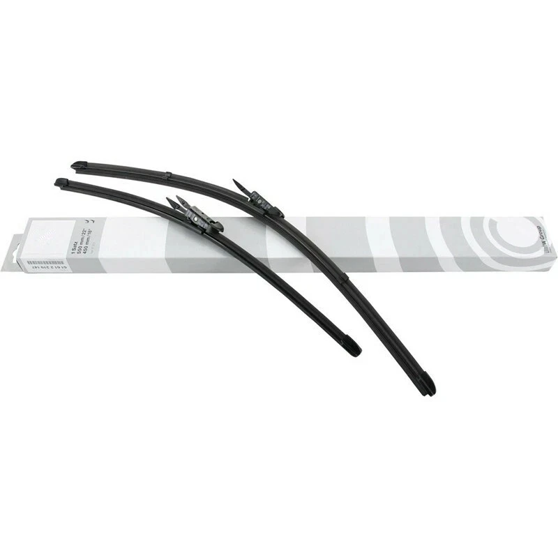New Front Pair Windshield Wiper Blades For 2012-2019 BMW 1 Series F20 F21 M1 - Image 2 of 4
