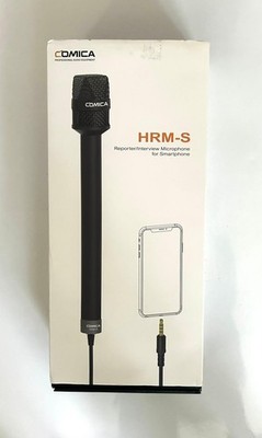 COMICA HRM-S Handheld Cardioid Interview Microphone for Smartphone